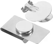 [CONGARTENO] Magnetic Tie Clip Silver Tie Clip for Men Collar Stays Pin Essential Accessory