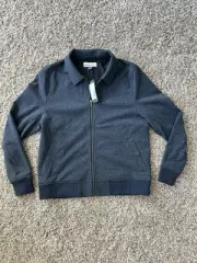 Artefact Harrington Jacket Mens Small Blue Full Zip Collared NWT Outdoor