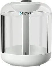 Devanti Aroma Diffuser, 1L Air Humidifier Purifier Essential Oils Car Freshener Vaporizer Aromatherapy Diffusers Scent Booster Home Office Bedroom Humidifiers Steam, Warm LED Night Light White