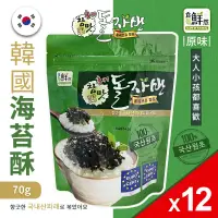 在飛比找遠傳friDay購物優惠-【韓國 食鮮然】海苔酥-原味12包(70g*12包)