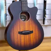 Tanglewood Crossroads Superfolk Acoustic Electric Guitar (Vintage Satin)