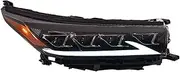 Headlight Assembly Compatible with TY Highlander 2018-2021 LED DRL LED Dual Beam Lens LED Sequential Turn Signal LED High Beam Lens