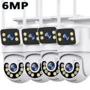 4K Wireless Security Camera System Outdoor Home Dual Lens Wifi Night Vision Cam#