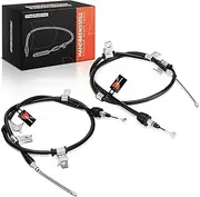 2x Handbrake Cables Rear Left Right Compatible with Getz TB 1.1L-1.6L 2002-2009 Replace# 597601C800
