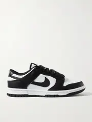 [Nike] Nike - Dunk Low Leather Sneakers - Black - US5 US5 Black