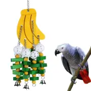 Catzon Big Bird Parrot Toy for African Grey Macaw Parrot-Banana