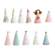 Christmas Tree Star Plush Toppers Suitable for Various Sizes of Trees