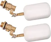 Float Valve 1/2 inch, Brass Water Float Valve with Adjustable Arm, Float Ball Valve Automatic Fill and Water Level Control for Water Trough,Fountains,Water Tank,Ponds,Pool,Aquariums