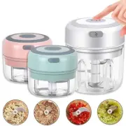 Mini Electric Garlic Chopper – USB Rechargeable Ginger Masher & Vegetable