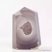 445g101mm Druzy Agate Geode Tower Point Natural Crystal Polished Quartz Healing