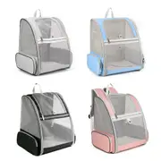 Large Foldable Breathable Portable Cat Dog Bag Outdoor Shoulder Pet Backpack