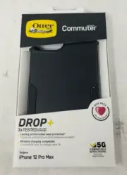 2A1 - Otterbox Symmetry Case for Apple iPhone 12 Pro Max - Black