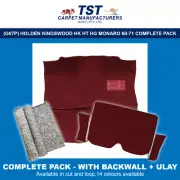 MOULDED CAR CARPET FITS (G07P) HOLDEN KINGSWOOD HK HT HG MONARO PACK 68-71