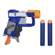 Nerf Elite Jolt Dart Blaster Mini Blue N-Strike Gun, Kids Toy Pocket Shoot, Play