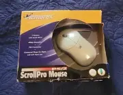 New Vintage Memorex Mouse 3 Button PS2 Mechanical Mouse Old Stock