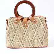 Patricia Nash Empoli Satchel Criss Cross Woven - Retail $249