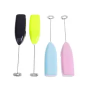 4X Chocolate Milk Jugs Frother Kitchen Whisk Mixer Hand Milk Foamer For Coffee Cappuccino Creamer Frothy Blend Whisker