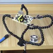 Third Hand Soldering PCB Holder Tool Helping Four Flexible Arms Crafts Welding