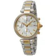 New Seiko Chronograph Quartz Diamond Accent SNDV42 SNDV42P1 Women's Watch