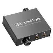 USB-C Sound Card Audio External 3.5mm Microphone Audio Adapter Soundcard2978