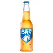 Carlton Dry 3.5%, Low Carb, Mid Strength Beer, Crisp & Refreshing Finish, Classic Australian Lager, 3.5% ABV, 330mL (Case of 24 Bottles)