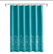 The Pioneer Woman Mazie Chainstitch Embroidered Shower Curtain 72" x 72"