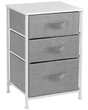 Sorbus 3 Drawer End Table