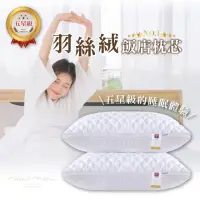 在飛比找momo購物網優惠-【Pure Sleep】羽絲絨立體飯店枕芯(飽滿高彈 透氣舒