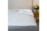 Protect-A-Bed Signature Tencel Flat Sheet - Silver - King Single