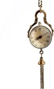 [WOFASHPURET] 1pc Vintage Pocket Watch Fob Digital Watch for Men Lanyard Hand Watch for Men Locket Necklace Waistcoat Chain Double Watches for Men Costume Necklace Vintage for Men Glass