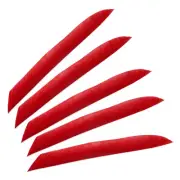 50pcs Arrows Vanes 11 Inch Turkey Feather Arrow Fletching Left Wing, Red