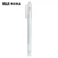 在飛比找momo購物網優惠-【MUJI 無印良品】附窗螢光筆/藍