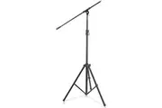 Pyle Heavy Duty Microphone Stand-Height Adjustable from 51.2'' to 78.75'' Inch High w/Extendable Telescoping Boom Arm 29.5'' and Stable Tripod Base-Clutch in T-Bar Adjustment Point PMKS56