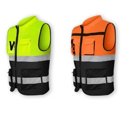 Night Work Security Running Cycling Safety Reflective Vest High Visibility Vest