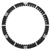 BEZEL INSERT ALUMINUM FOR ROLEX TUDOR WATCH SUBMARINER 79190 BLACK