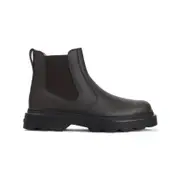 [Tod`S] Tod`S-Black Leather Boots-Uomo 10.5 UK