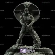 Conan the Destroyer Resin Sculpture Statue Model Kit Unpainted/Unassembled