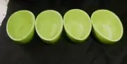 Crate & Barrel 2004 Cordon Bleu-Set of 4 Green Egg Ramekins -New w/Tags 639-079