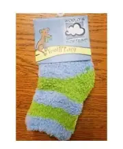 Worlds Softest Youth Age 4-7 Cozy Collection Socks OSF Blue Green FAST SHIP! AB8