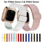 Nylon Band Woven Watch Strap Band Wristbands For Fitbit Versa 3 / Fitbit Sense