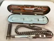 Vintage 1983 Vidal Sassoon Curling Brush Iron 3/4. System VS 131 in hard case.