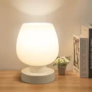 CLORA Touch Bedside Table Lamp Bedroom Living Room Nightstand Desk lamp Dimmable