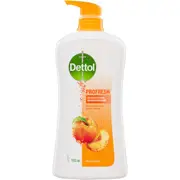 Dettol Profresh Shower Gel Body Wash Peach Burst 950mL