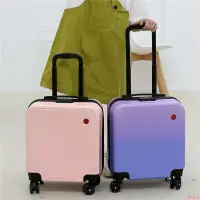 在飛比找蝦皮購物優惠-一起去旅行#行李箱時尚旅行箱18寸學生拉桿箱大容量萬向輪箱包