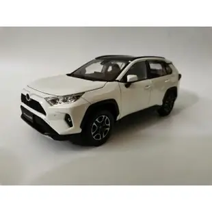 🔥合金模型車 1:18 1/18 RAV4 5代 五代 金屬模型車 汽車玩具 男友禮物 送禮 收藏 生日禮物 父親節禮物