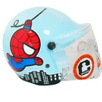 在飛比找蝦皮商城優惠-EVO CA003 CA002 蜘蛛人水藍色 兒童安全帽 童