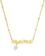 Kendra Scott Mama Crystal Short Pendant Necklace, 19