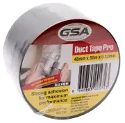 GSA 8512 - Duct Tape Silver - 48mm x 30m x 0.12mm