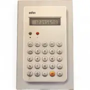 Braun BNE001WH ET66 White Calculator Dieter Rams Limited Edition New Boxed