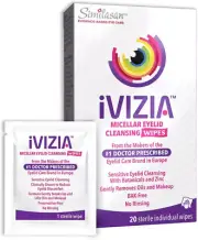 iVizia Micellar Eyelid Cleansing Wipes, 20 Individual Wipes 094841850061VL